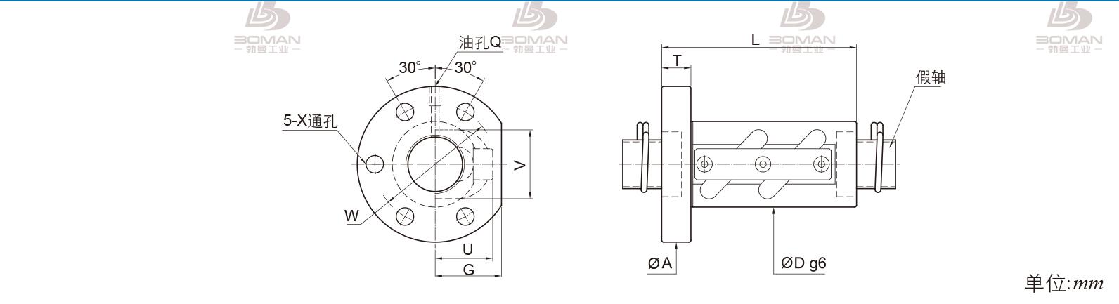 PMI FSVW3210F-5.0P PMI滚珠丝杠规格型号